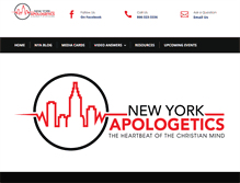 Tablet Screenshot of newyorkapologetics.com
